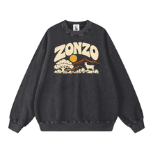 Snow Washed Oversized Sweatshirt