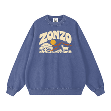 Snow Washed Oversized Sweatshirt