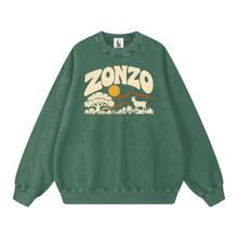 Snow Washed Oversized Sweatshirt