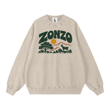 Snow Washed Oversized Sweatshirt